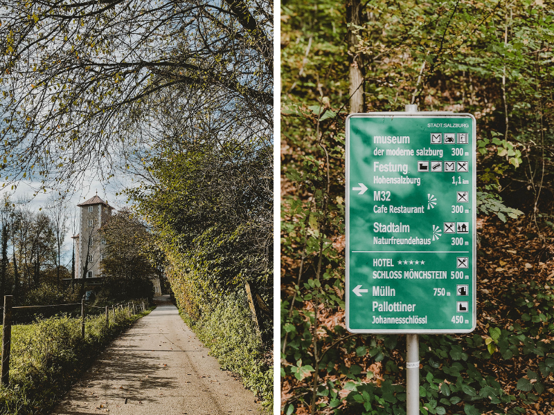 Foto: Weg am Mönchsberg