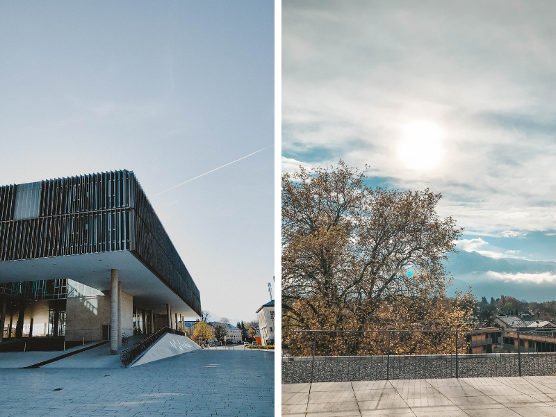 Foto: Bild vom Unipark und Dachterrasse