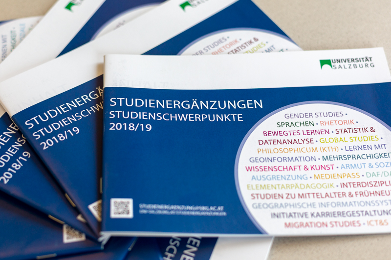 Broschüre Studienergänzungen Broschüre Studienergänzungen