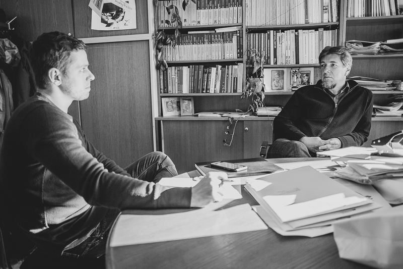 Interview mit Andreas Uhl seitliche Ansicht