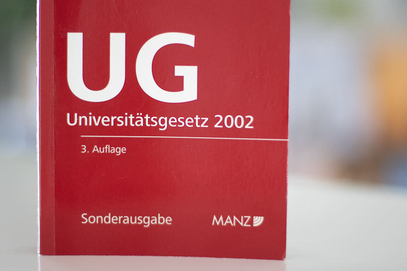 Studienrecht Universit&auml;tsgesetz