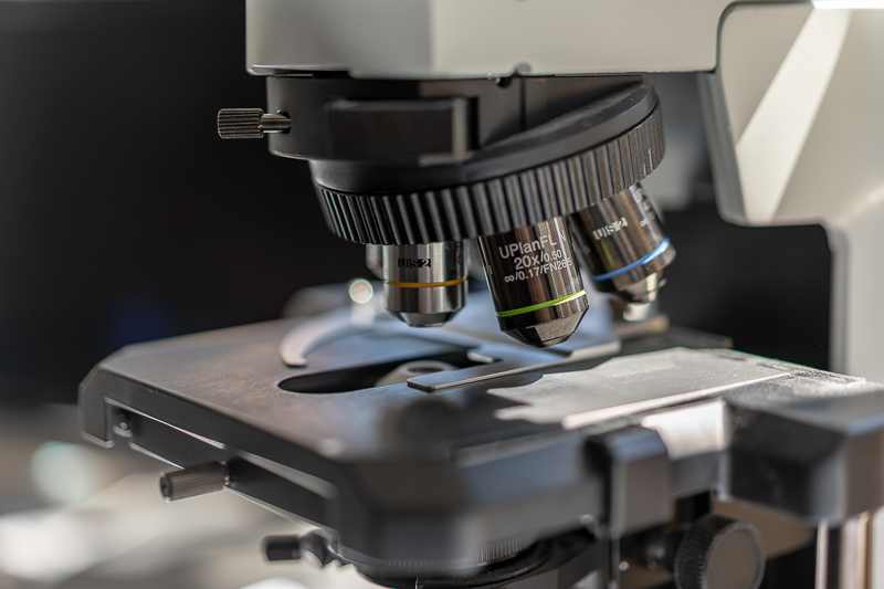 Gerichtsmedizin Mikroskop