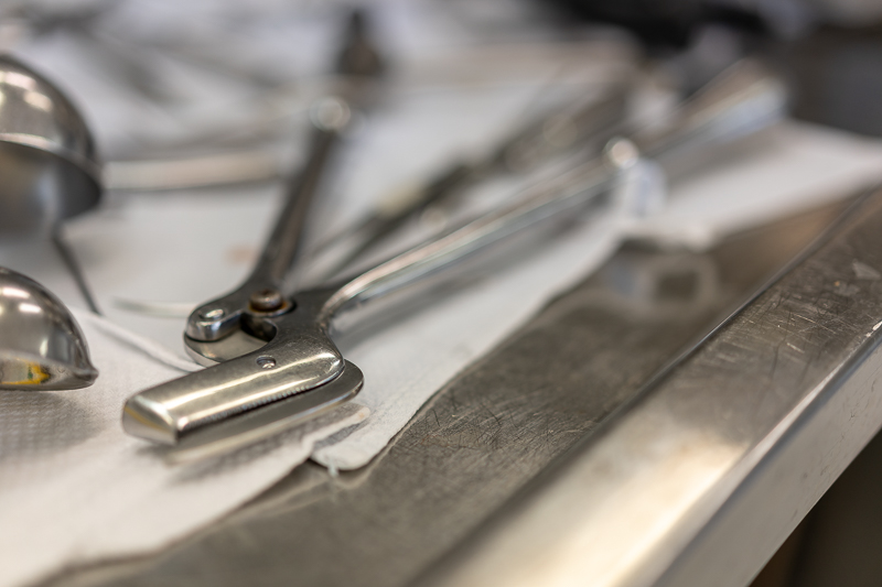 Gerichtsmedizin Instrumente