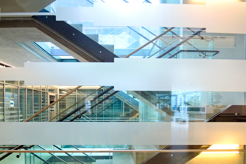 Auslandsstudium Unipark Stiegenhaus