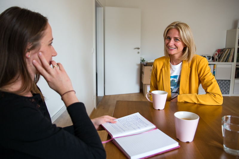 Interview Chefredakteurin Julia Hettegger und Fabienne