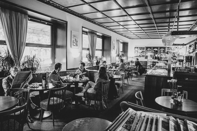 Interview mit Tobias Pötzelsberger im Café Wernbacher