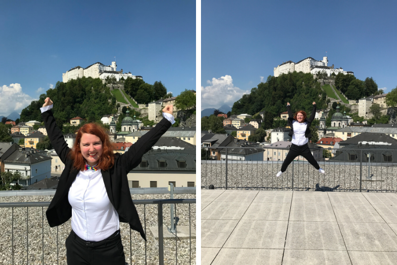 Das traditionelle Abschlussphoto nach der bestandenen Diplomprüfung 