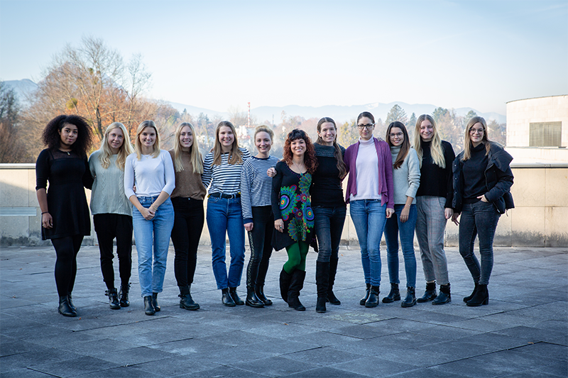 Belinda Pletzer und Team