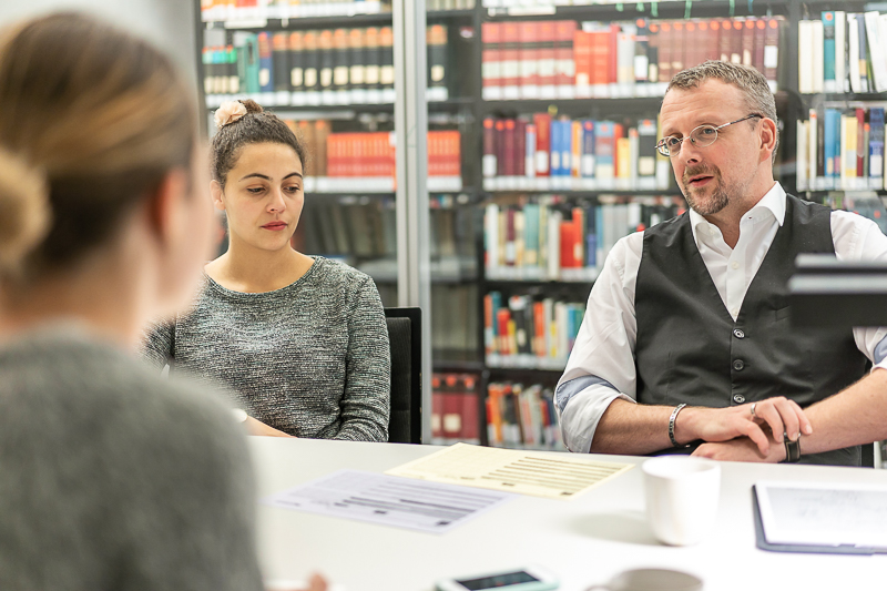 Interview am Fachbereich Erziehungswissenschaft