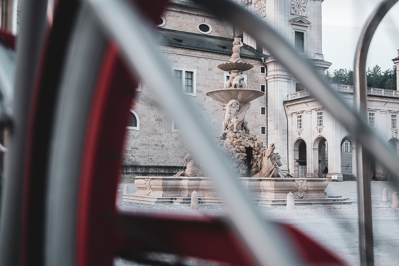 Blick auf Residenzbrunnen
