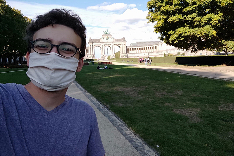 David Schicktanz in Brüssel