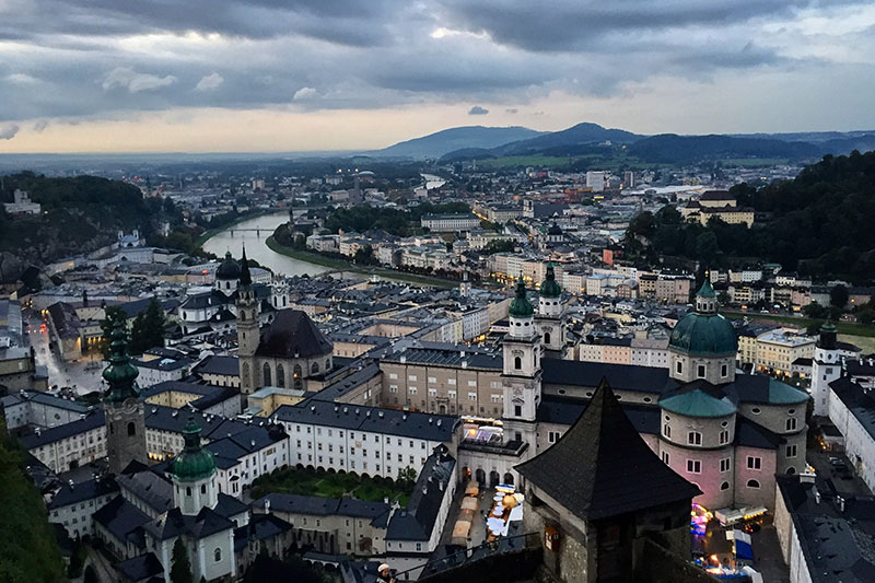 Salzburg von oben