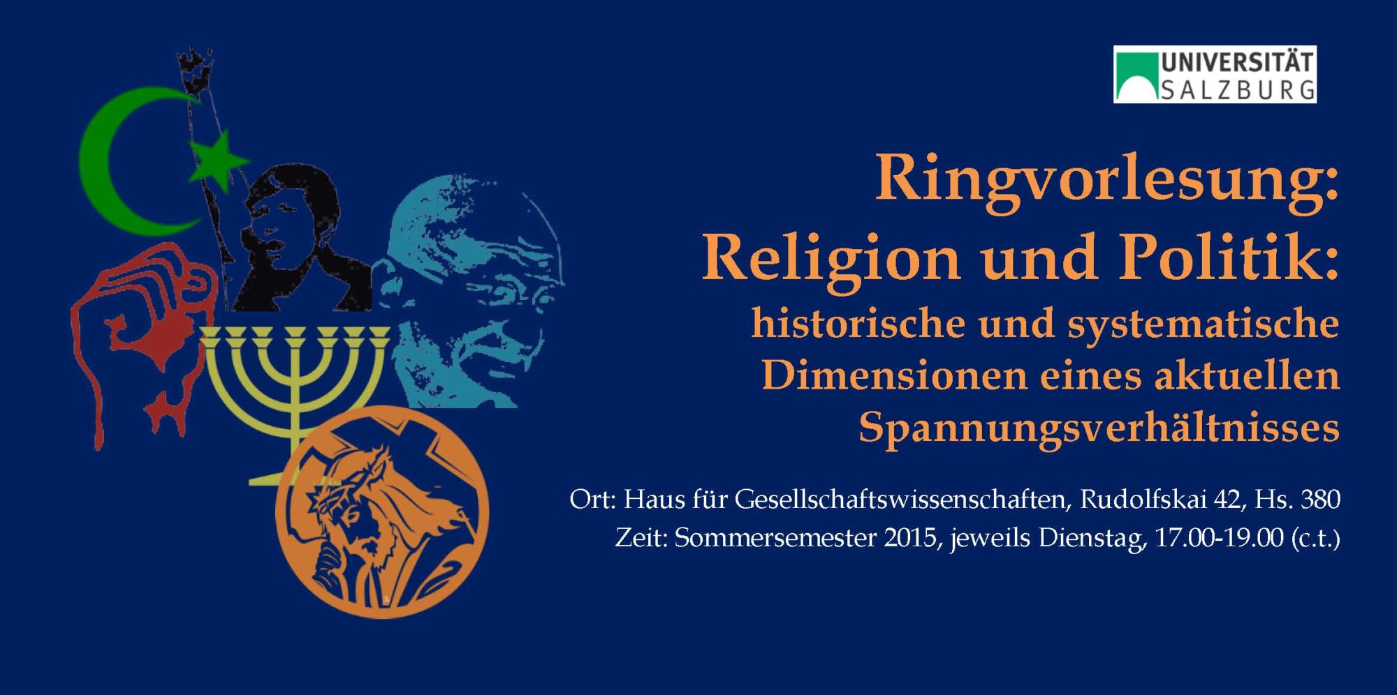 Programm Ringvorlesung Religion und Politik