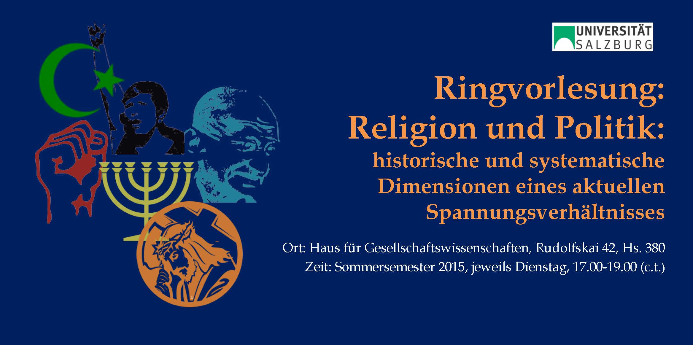 Programm Ringvorlesung Religion und Politik