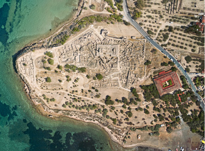 Aegina - Kolonna (Griechenland) Siedlung, Stadt und Heiligtum