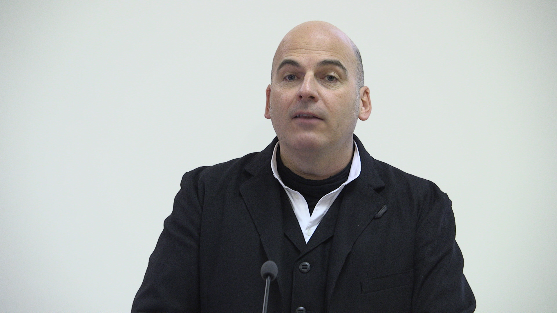 Christoph K&uuml;hberger bei seiner Antrittsvorlesung