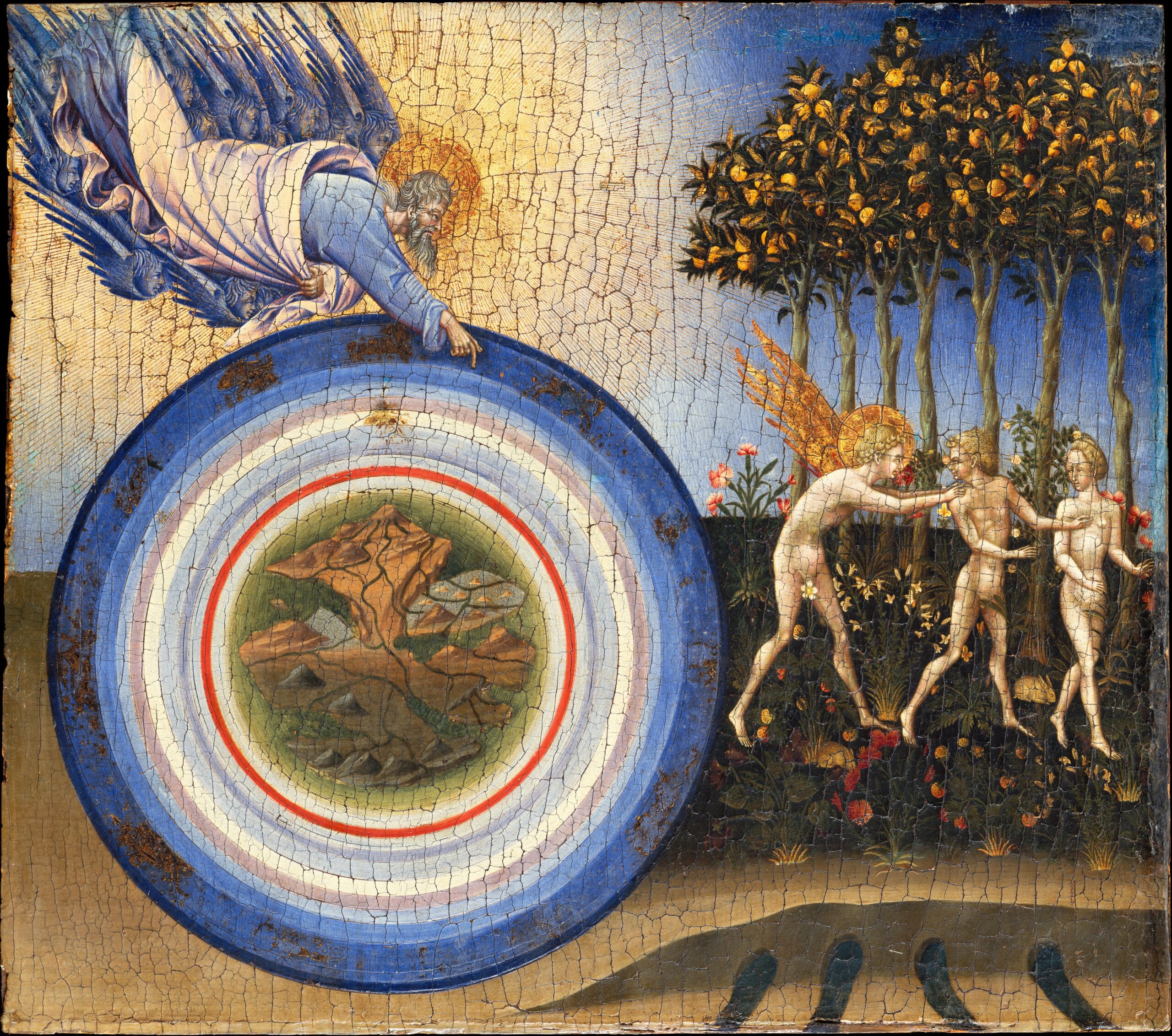 The Creation of the World and the Expulsion from Paradise_Giovanni_di_Paolo_MET