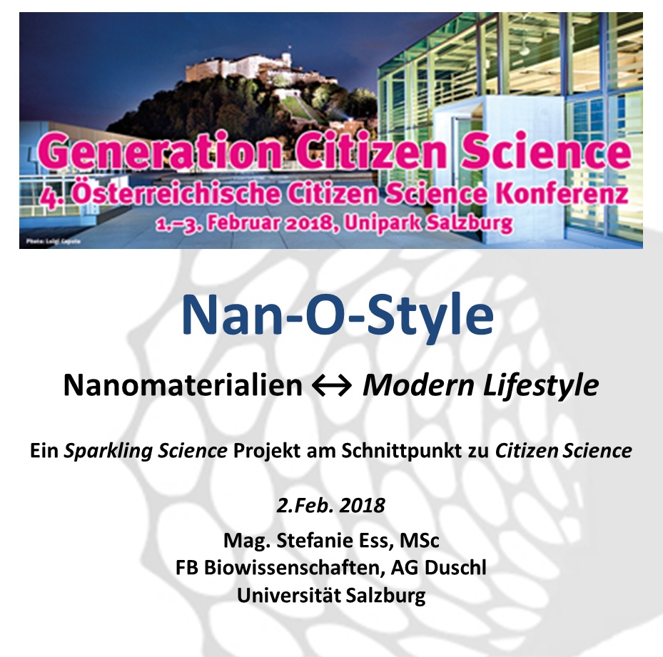 Nan-O-Style @ citizen science Kongress 2018
