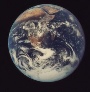 Erde aus Weltraumsicht