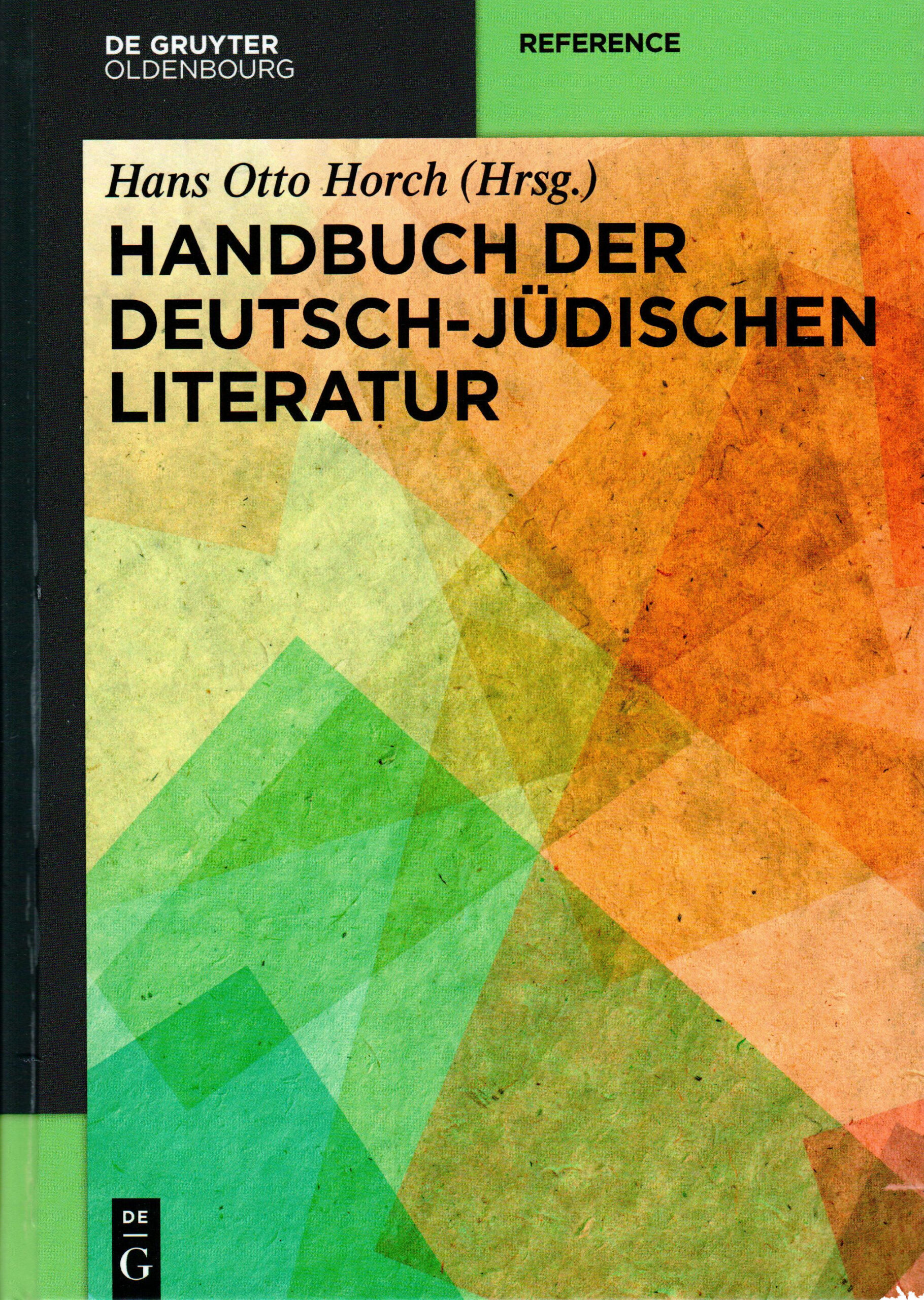 Cover des Handbuches der Deutsch-j&uuml;dischen Literatur