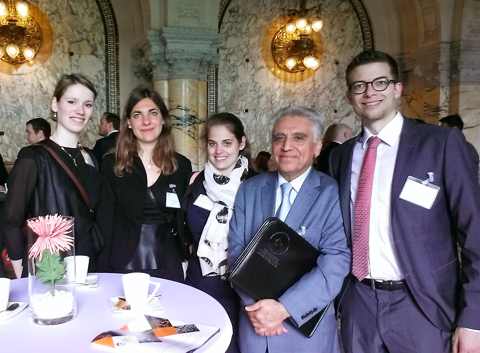 Das Salzburger Team beim Telders Moot Court 2016
