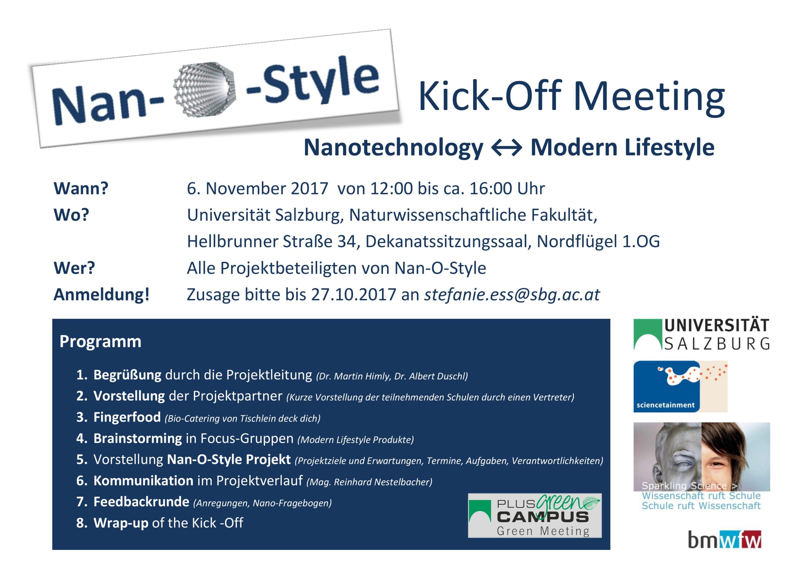 Invitation Kick-Off Meeting (in german)