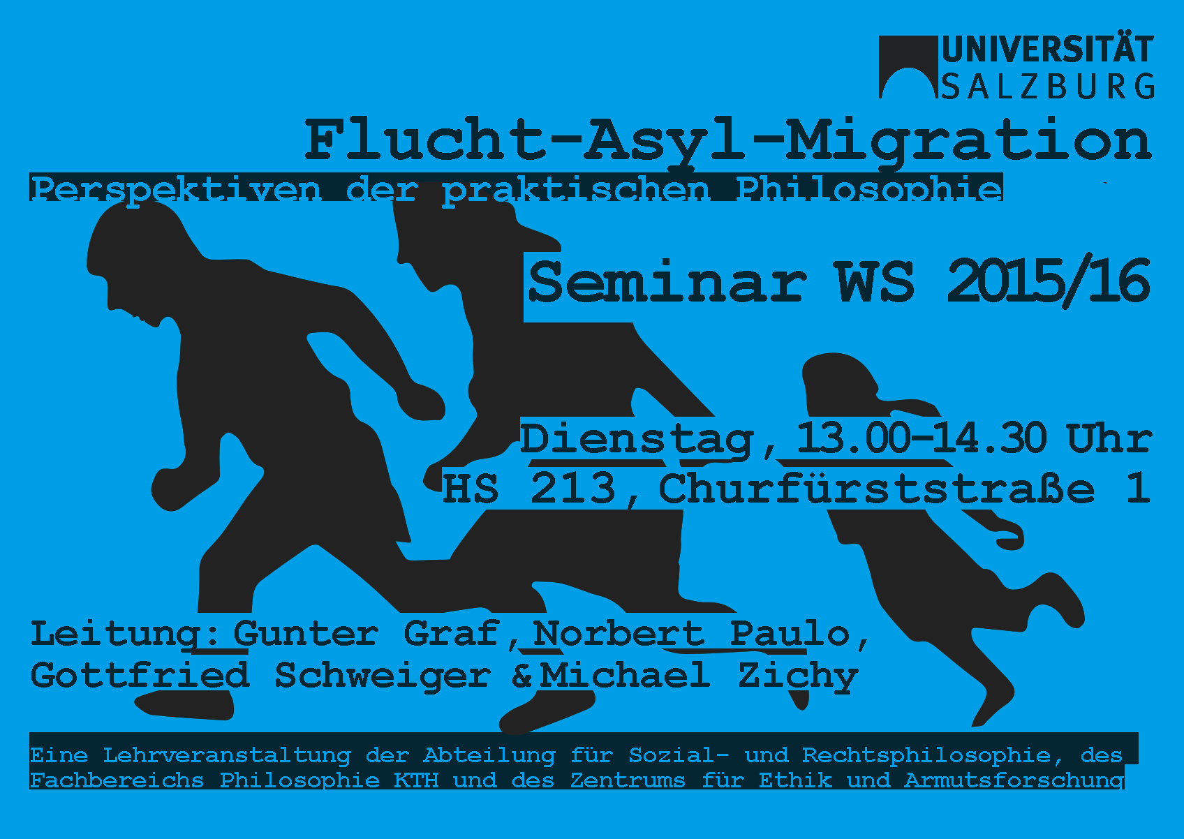 Plakat Flucht - Asyl - Migration