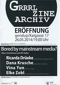 Archiver&ouml;ffnung GrrrlZine
