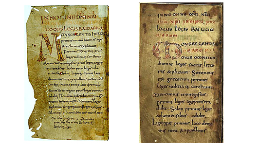 Lex Baiuvariorum. Handschrift München (Clm 19145)