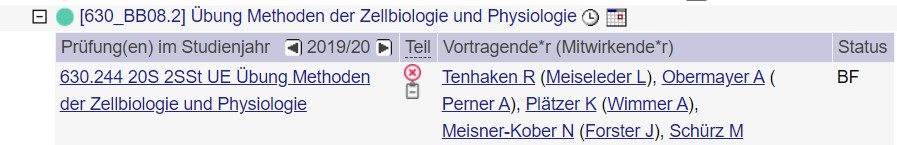 S630244: Übung Methoden der Zellbiologie und Physiologie