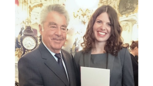 Foto: Bundespr&auml;sident Dr. Heinz Fischer und Mag.a Iris Murer