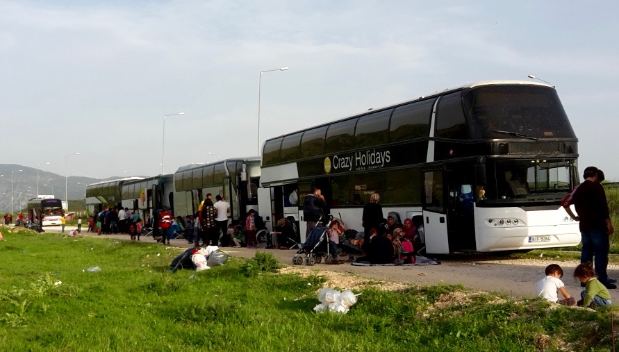 Fl&uuml;chtlinge in Eidomeni