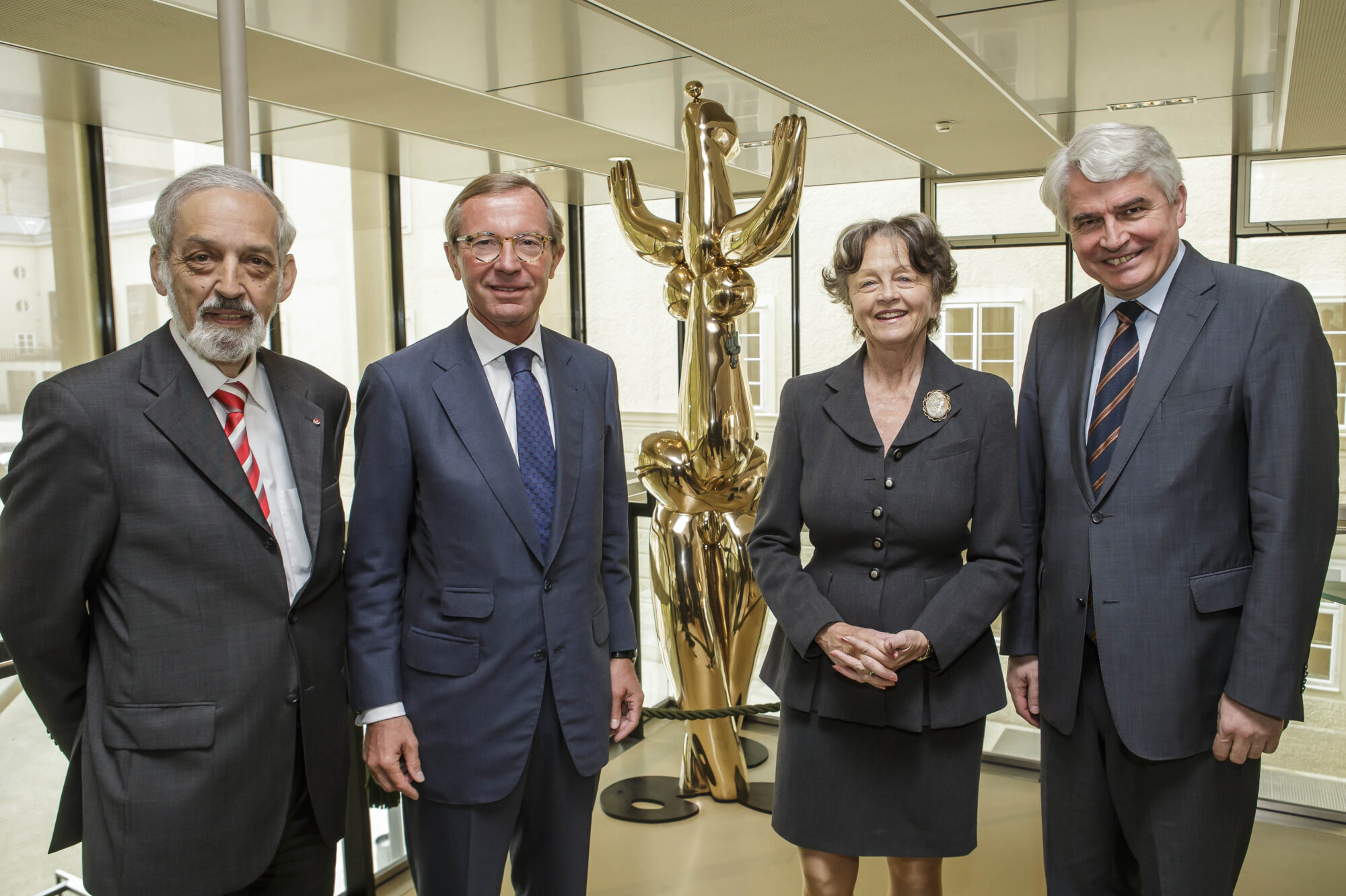 LH W. Haslauer, Lotte Ranft, Rektor H. Schmidinger