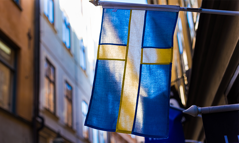 Schwedische Flagge, Copyright: Unsplash.com