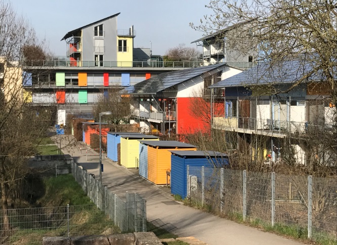 Solarsiedlung in Freiburg-Vauban (Quelle: Mössner et al. 2018)