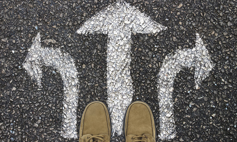 Pfeile als Bodenmarkierung, Copyright: Pixabay.com