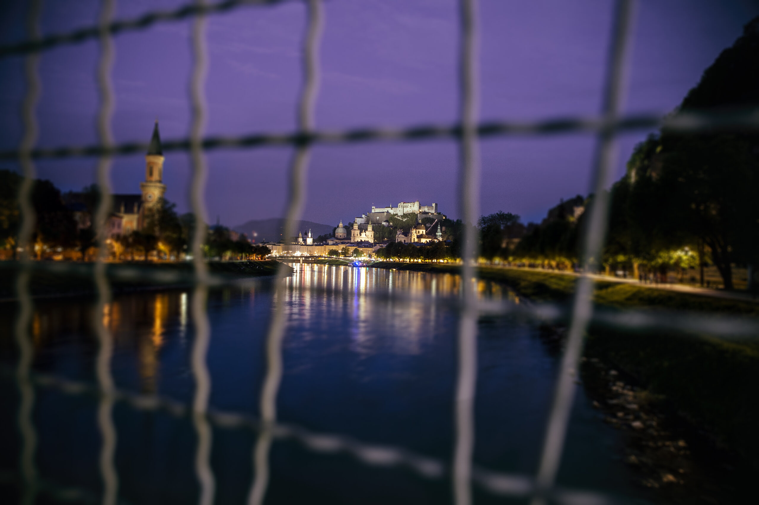 Salzburg in der Nacht