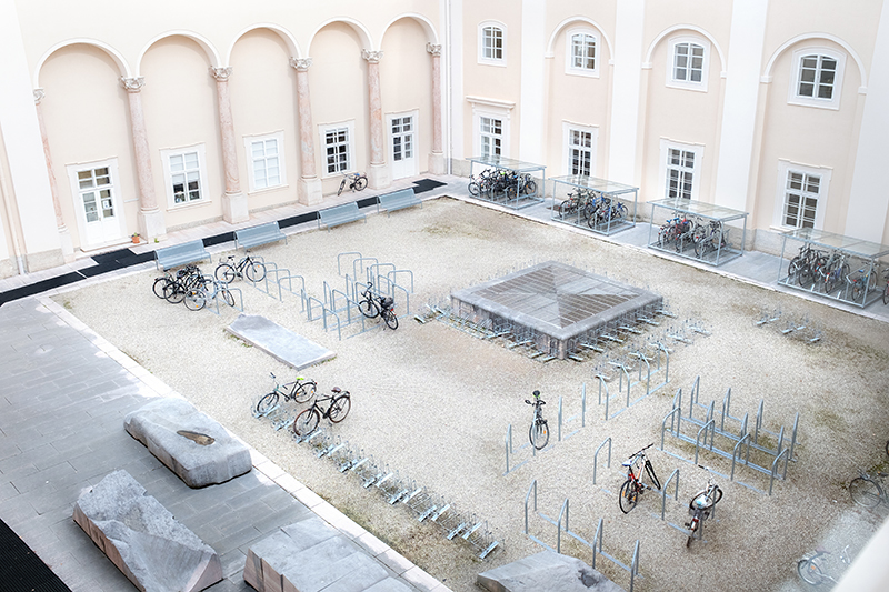 Innenhof Toskanatrakt RW-Fakultät