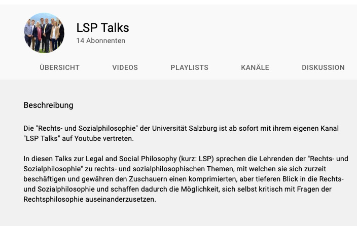 YouTube-Kanal LSP Talks