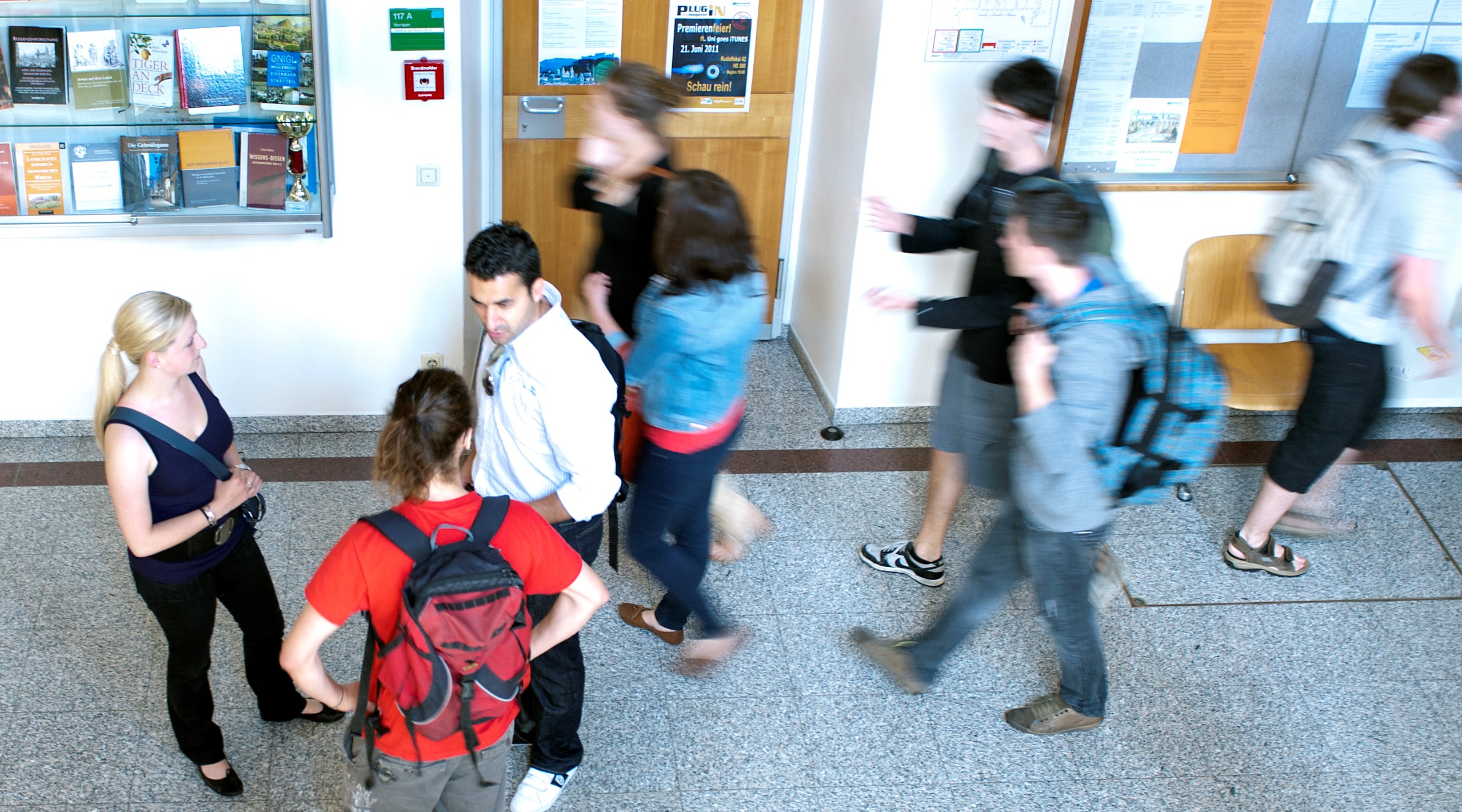 Studierende, Gang, Rudolfskai