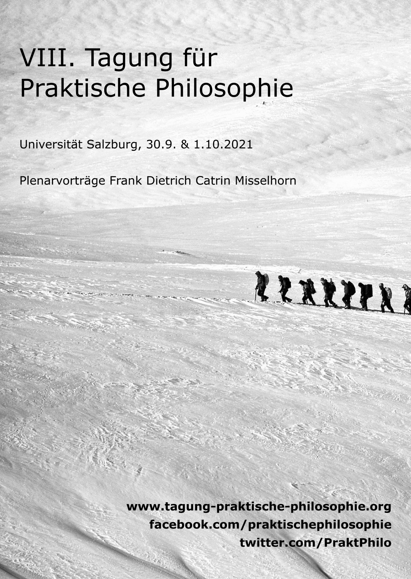 Plakat VIII. Tagung für Praktische Philosophie