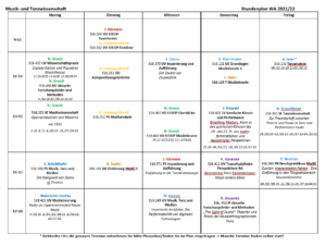 Stundenplan WS 21_22