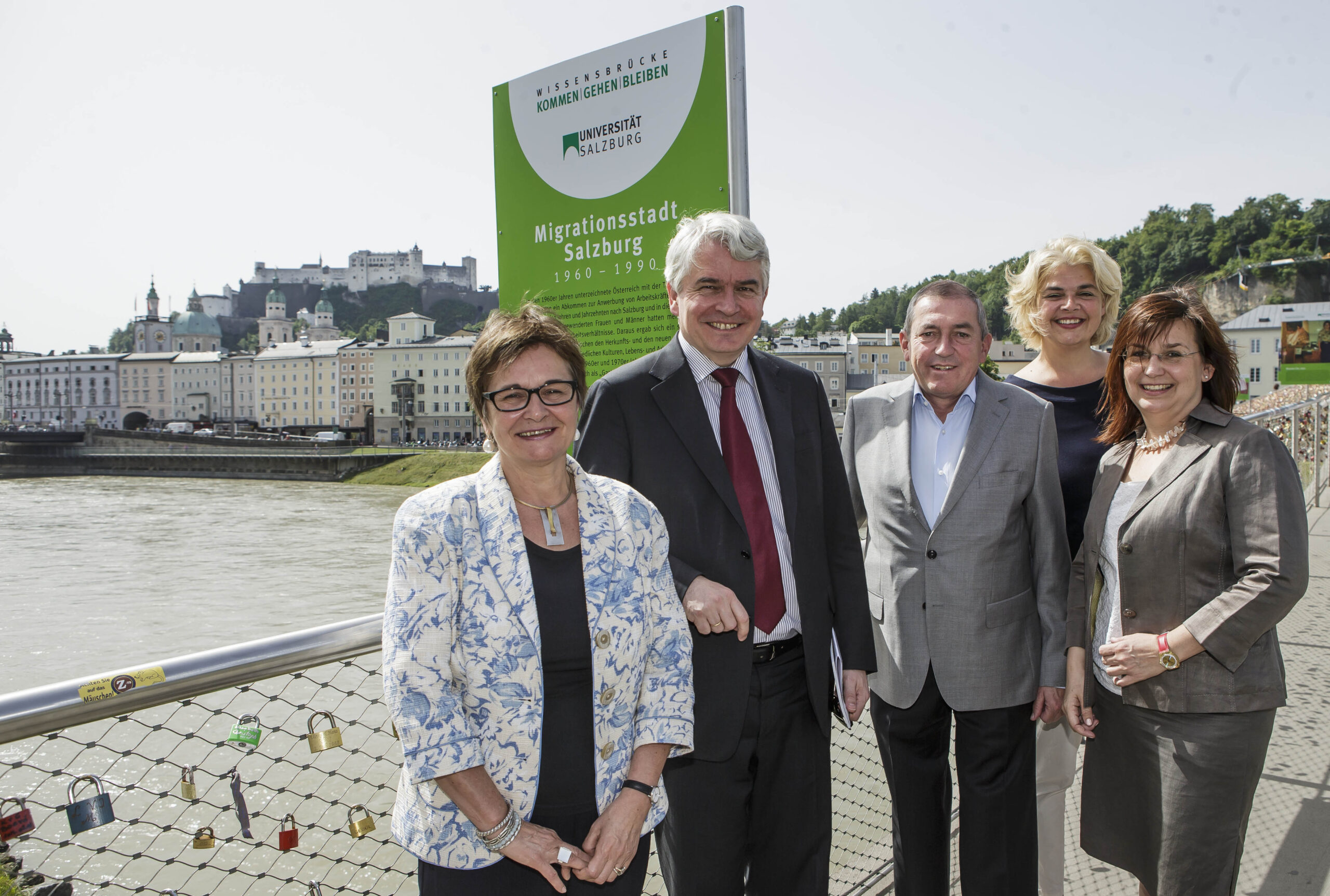 Pressegespr&auml;ch zum Thema "Ausstellung Migrationsstadt Salzburg"