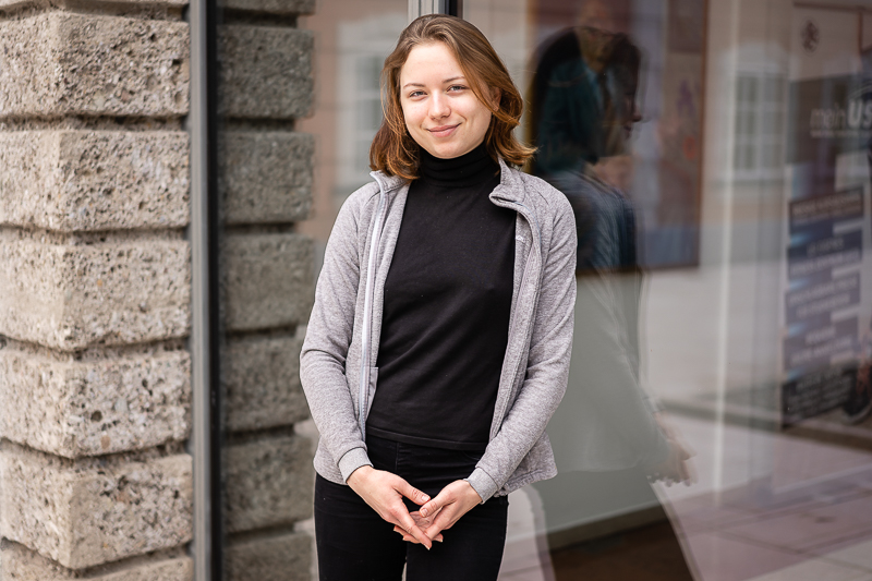 Studentin Karolin Detamble