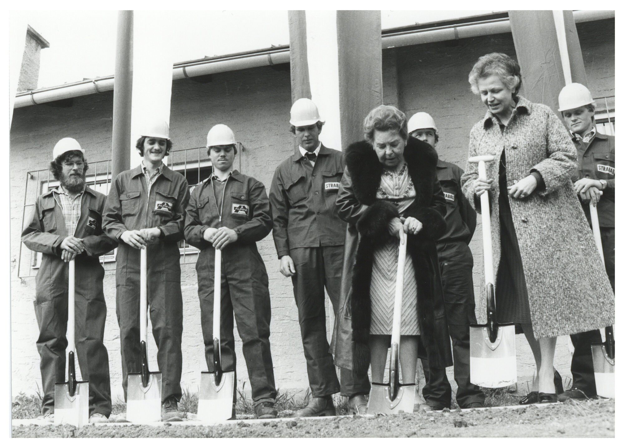 Freisaal, groundbreaking ceremony on 21.4.1982