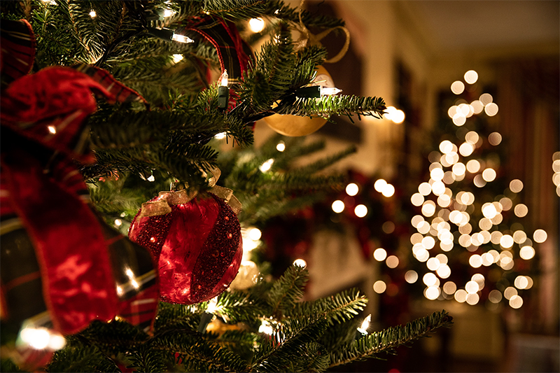 Geschmückter Weihnachtsbaum