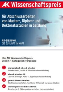 Infos on the AK-Wissenschaftspreis