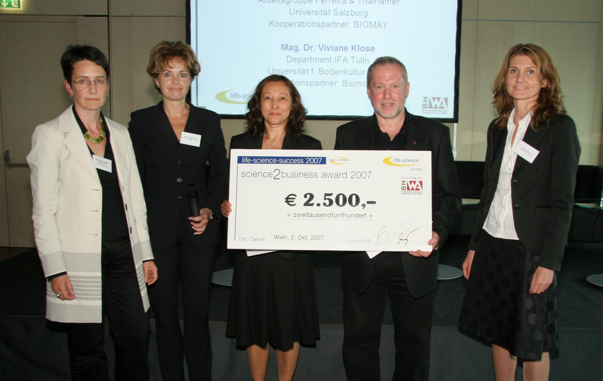 (C) Anna Rauchenberger - Wien 02.10.2007 - life-science-success 2007