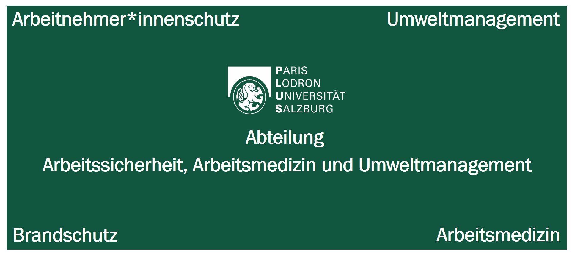 Logo Abteilung Arbeitssicherheit, Arbeitsmedizin und Umweltmanagement