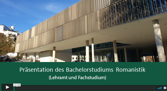 Videopräsentation BA-Studium Romanistik